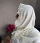 Шифоновый праздничный шарф Илария 170*50 см однотонный айвори - изображение 8