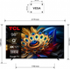 Телевізор TCL QLED 98" 98C655 - зображення 9