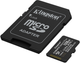 Карта пам'яті Kingston Canvas Select Plus Gen3 microSDXC 128GB Class 10 UHS-I U1 V10 A1 + SD-adapter (SDCS3/128GB) - зображення 2