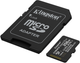 Карта пам'яті Kingston Canvas Select Plus Gen3 microSDXC 256GB Class 10 UHS-I U1 V10 A1 + SD-adapter (SDCS3/256GB) - зображення 2