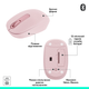 Mysz Logitech M196 Wireless Rose (910-007461) - obraz 7