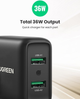 Ładowarka sieciowa Ugreen CD161 36W 2xUSB QC 3.0 Charger Black (6957303812165) - obraz 6