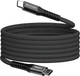Kabel zasilający i synchronizujący Verbatim 100 W z magnesem, USB-C do USB-C, 120 cm, czarny (23942318637) - obraz 1