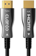 Кабель Claroc HDMI - HDMI 2.0 AOC 4K 60Hz 15m Black (FEN-HDMI-20-15M) - зображення 2