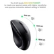Мышь беспроводная Ugreen M511 1600 DPI USB 2.4G Черный (1015-795-00) - изображение 2