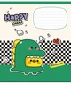Комплект 5 шт учнівських зошитів Happy one. Зошит Школярик 12 арк. у косу лінію 3532 4820006472535 - зображення 6
