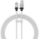 Кабель для зарядки та передачі даних USB to Lightning Baseus CoolPlay Series 2.4A, 1m (CAKW000402) Білий - зображення 1