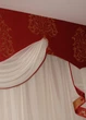 Жесткий ламбрекен Firanka Damask Корона 3м Терракотовый с золотым (142_3ж) - изображение 3