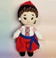 Сувенирная кукла амигуруми Козак в красных шароварах. Интерьерная кукла (00022322) - изображение 1