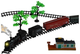 Залізничний набір LEAN Toys Rail King з димом та реалістичними ефектами 1017 (5905214976958) - зображення 3