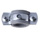 Хомут в сборе CR 1/2″ (20-23мм) с винтом-шурупом 8*80 и дюбелем в уп., серый - изображение 2