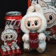 М’яка іграшка брелок Labubu POP MART Coca Cola 17 см у коробці Лабуба рідкісна колекційна іграшка Лабубу Кока Кола - зображення 4