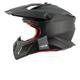 Мотошлем AXOR X-Cross SC Black/Red Матовый, размер M. - изображение 2