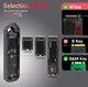 Внешний карман UnionSine для M.2 SSD NVMe 2230 2242 2280 PCIe Type-C USB 3.2 Gen 2, 10 Гбит/сек, металлический корпус, RGB подсветка - изображение 5
