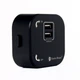 Розетка трековая двойная USB 2.4 А, Unique Elegance Pandora Black - изображение 2