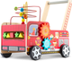 Drewniany chodzik pchacz Ricokids Straż pożarna RK-873 (5903890623289) - obraz 4
