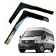 Дефлекторы окон (ветровики) для Ford Transit 2000-2013 вставные (HAWK) - изображение 1