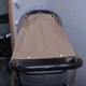 Сонцезахисна шторка на коляску або автокрісло, коричневий, 100% бавовна - зображення 1