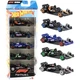 Машинки базовые 5 шт. Hot Wheels Formula One F1 Race Team 1:64 JGF58 Black - изображение 1
