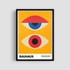 Постер Roomy "Eye Orange" Без рамки A4 (29.7x21 cm) - зображення 1