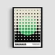 Постер Roomy "Dot Matrix" Черная рамка с антибликовым стеклом A4 (29.7x21 cm) - изображение 1