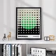 Постер Roomy "Dot Matrix" Черная рамка с антибликовым стеклом A4 (29.7x21 cm) - изображение 4