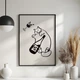 Постер Roomy "Drunken Cat" Без рамки A4 (29.7x21 cm) - изображение 2