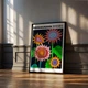 Постер Roomy "Kusama Flowerburst" Без рамки A1 (84.1x59.4 cm.) - изображение 5
