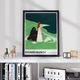 Постер Roomy "Green Cliff" Без рамки A2 (59.4x42 cm.) - изображение 4