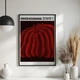 Постер Roomy "Kusama Redpumpkin" Белая рамка с глянцевым стеклом A3 (42x29.7 cm) - изображение 2