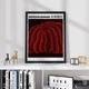 Постер Roomy "Kusama Redpumpkin" Белая рамка с глянцевым стеклом A3 (42x29.7 cm) - изображение 4