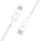 Kabel Belkin Braided USB Type-C – USB Type-C 100W 2 m White (CAB014BT2MWH) - obraz 4