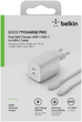 Мережевий зарядний пристрій Belkin 65W PD PPS Dual USB-C GaN with USB-C Cable White (WCH013VF2MWH-B6) - зображення 5