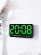Часы Deepfox DS-6638 LED цифровые электронные настольные Будильник Дата Температура 21.5х11см зелёный - изображение 7