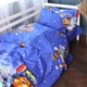 Простынь MirSon Полуторная 150х220 см 17-0794 Paw Patrol Winter blue Бязь (2200011428253) - изображение 3