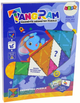 Magnetyczna układanka – tangram LeanToys 7 elementów 14113 (5905679070796) - obraz 1