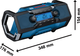 Radioodbiornik Bosch GPB 18V-2 C Professional (4059952507811) - obraz 3