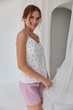 Пижама (майка + шорты) женская больших размеров хлопковая BARWA garments 0327/329 XL Одуванчики (2113273294002) - изображение 5