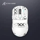 Мышка ATTACK SHARK X6 White + Зарядная станция RGB (Сенсор PAW3395, 65 часов на одном заряде) - изображение 1