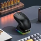 Мышка ATTACK SHARK X6 Black + Зарядная станция RGB (Сенсор PAW3395, 65 часов на одном заряде) - изображение 6