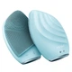 Электронная ультразвуковая щетка для лица GESKE Sonic Facial Brush 5в1 бирюзовая - изображение 6
