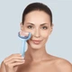 Роллер для игольчатой мезотерапии лица и тела GESKE MicroNeedle Face&Body Roller 9в1 аквамариновый - изображение 2
