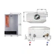 Газова колонка турбірована JSG20-10ETP18 10 л Silver Thermo Alliance | JSG2010ETP18SILVER - зображення 2