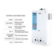 Газова колонка димохідна JSD20-10GE 10 л панель зі скла White Thermo Alliance | JSD2010GEWHITEGLASS - изображение 4
