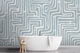 Фотообои флизелиновые Walldeco Лабиринт абстракция w08299 Бежевый 100х100 см - изображение 1
