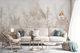 Фотообои флизелиновые Walldeco Полевые растения u93903d2 Бежевый 300х200 см - изображение 1