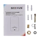 Газовий проточний водонагрівач MIXXUS GWH-0410 BASIC GLASS панель зі скла з малюнком колонка газова димохідна 10 л/хв (WH0025) - зображення 7