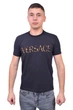 Футболка с надписью Versace 25-25Y-02001 2XL тёмно-синяя - изображение 1