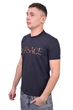 Футболка с надписью Versace 25-25Y-02001 2XL тёмно-синяя - изображение 2
