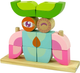 Zestaw drewnianych klocków Lean Toys Sowa 3D (5904665990179) - obraz 3